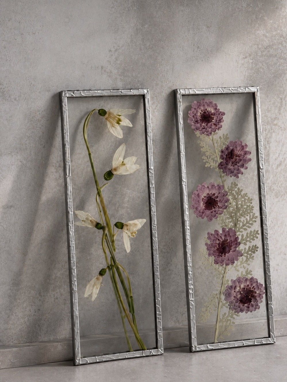 Botanical flower frame